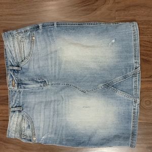 Wit & Wisdom jeans skirt, size 6, light blue